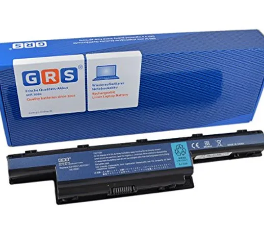 GRS Batteria AS10D51 con 6600mAh Acer Aspire 7741G 5742G 7750G 5741ZG 5733 5560G 5750G 755...