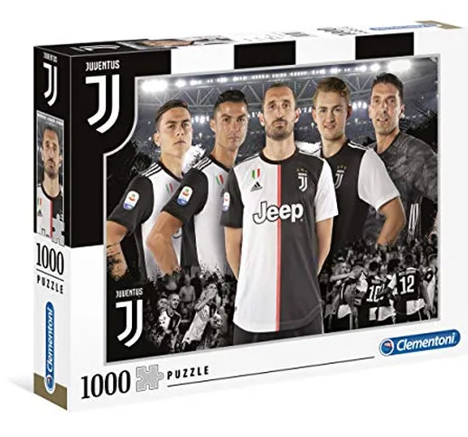 Clementoni - 39529 - Puzzle Juventus 2020 - 1000 Pezzi - Made In Italy - Puzzle Adulti - P...