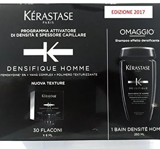 Kerastase Kit Densifique Homme 6 ml x 30 + Bain Densité Homme 250 ml