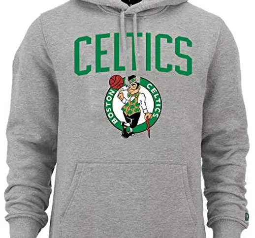 New Era Boston Celtics - Felpa con Cappuccio da Uomo