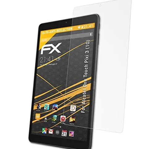 atFoliX Pellicola Protettiva Compatibile con Alcatel One Touch Pixi 3 (10) Protezione Pell...