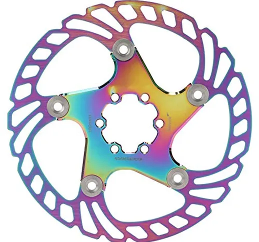 Rotore del freno a disco, rotori della bicicletta Colorato antiossidante ad alta resistenz...