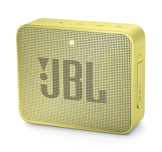 JBL GO 2 Speaker Bluetooth Portatile, Cassa Altoparlante Bluetooth Impermeabile IPX7, Con...