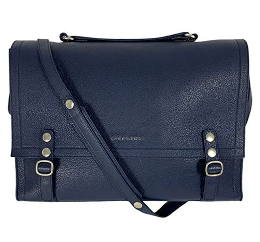 Orciani D49 borsa donna blue leather bag women [ONE SIZE]