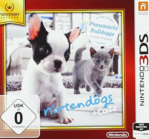 Nintendogs + cats Französische Bulldoge - Nintendo Selects - 3DS - [Edizione: Germania]