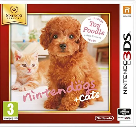 Nintendogs + Cats - Toy Poodle & New Friends 3Ds- Nintendo 3Ds