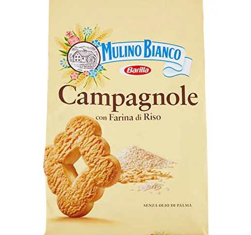 Mulino Bianco Biscotti Frollini Campagnole, Colazione Ricca di Gusto, 700g