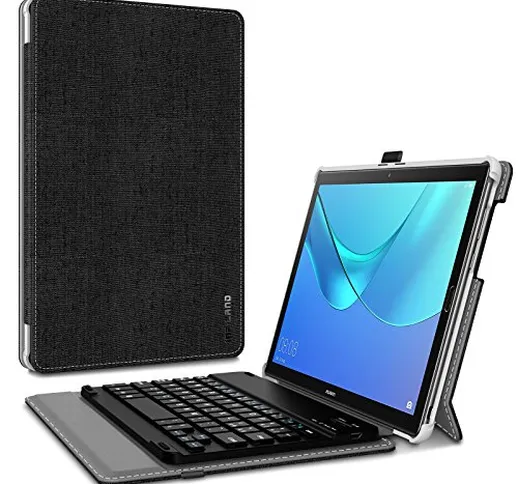 INFILAND Custodia per Huawei MediaPad M5 10.8/10.8 PRO Tablet con Senza Fili Bluetooth Tas...
