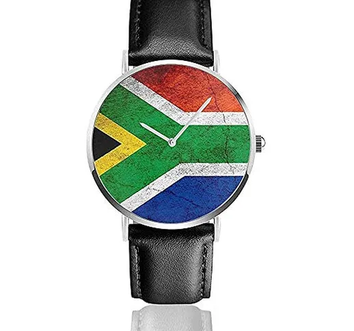 Orologi Da Polso Al Quarzo Bandiera Del Sudafrica (Africano) - Rustico Usa Unisex Orologio...