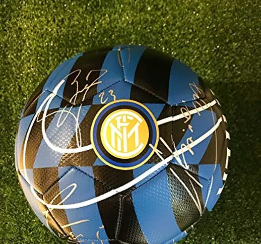 F.C. Inter Pallone Nike Prestige Autografato 2019/2020 Firmata Firme Giocatori