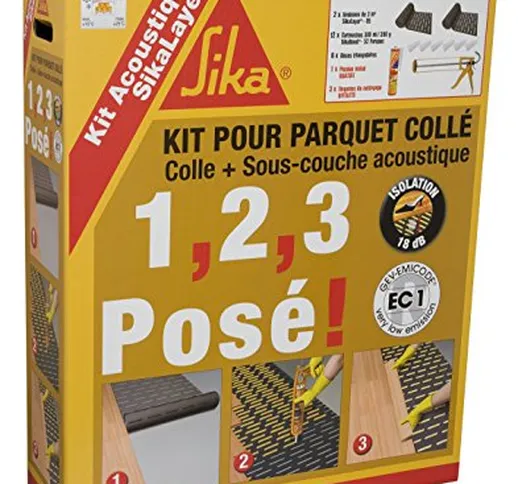 Kit acustico per parquet – sikalayer – 6 m²