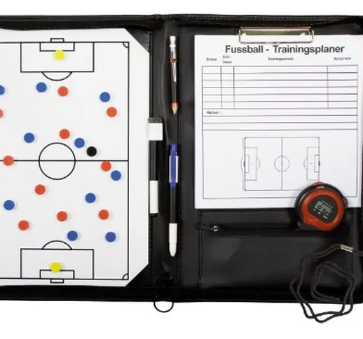 b+d - Set lavagna per allenatore di calcio con accessori