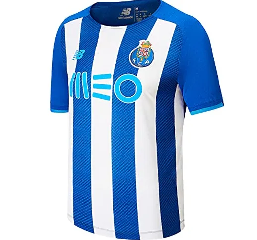 New Balance FC Porto Home Short Sleeve Jersey 2021/2022 Maglietta, Casa, L Uomo