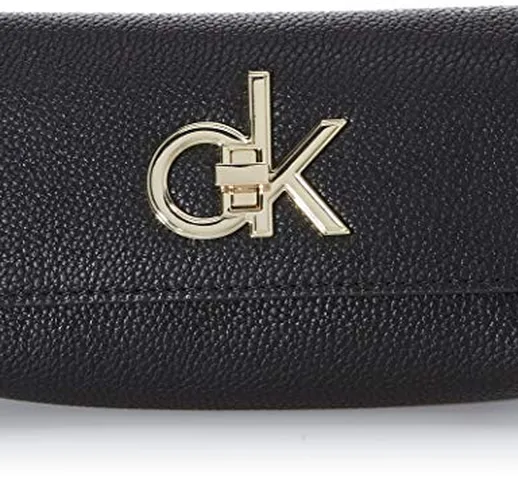 Calvin Klein Re-lock Waistbag - Borse a tracolla Donna, Nero (Black), 1x1x1 cm (W x H L)