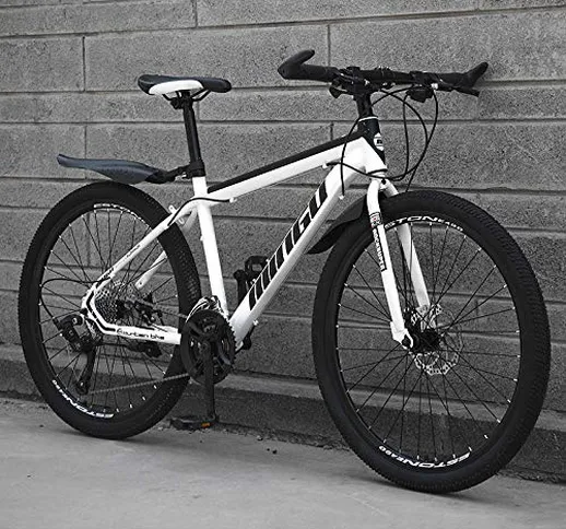 City Bike Uomo Bicicletta Da Viaggio Ecologica Per Mountain Bike Elettrica，Protezione Del...