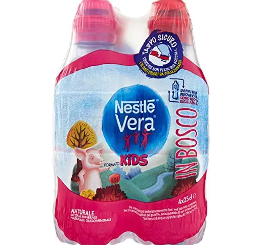 Vera Kids Acqua Naturale - Pacco da 4 Bottiglie