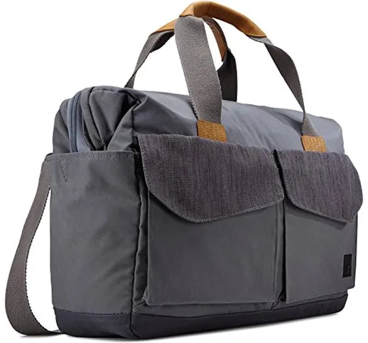 Case Logic LODB115GR Borsa per Laptop fino a 15.6", Grigio