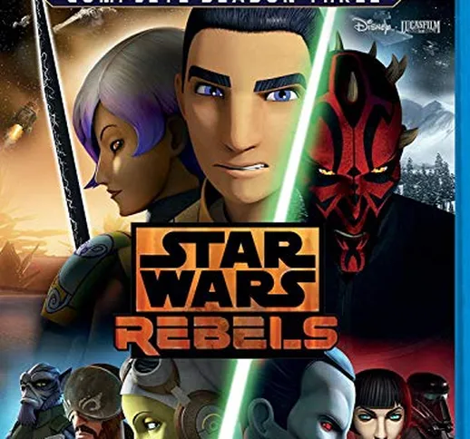 Star Wars Rebels Season 3 (3 Blu-Ray) [Edizione: Regno Unito]
