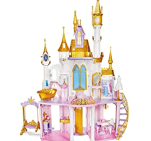 Hasbro Disney Princess - Il Castello dei Sogni, casa delle Bambole con mobili e Accessori,...