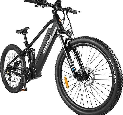 Accolmile Rocket Bear 1S MTB E-Bike 27,5 Pollici, BBS02B Motore Centrale Torque 120 Nm, Ca...