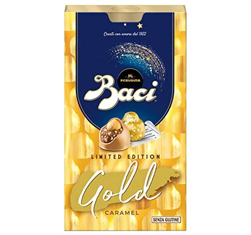 Baci Perugina Gold Caramel Pralina di Cioccolato Bianco, 150g