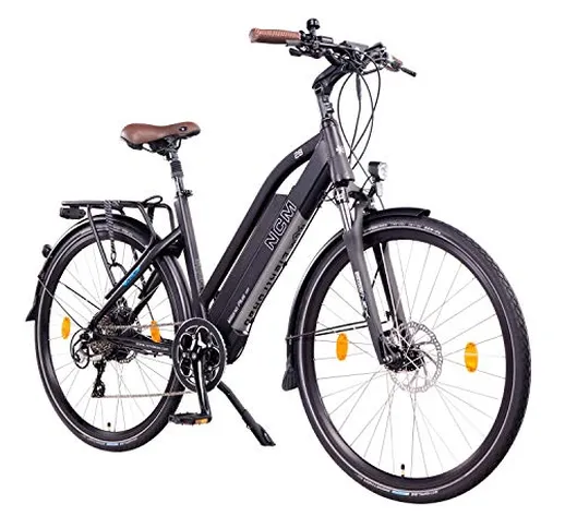 NCM Milano Plus Bicicletta elettrica da Trekking, 250W, Batteria 48V 16Ah 768Wh 26" Nero