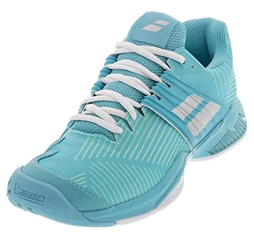 Babolat Propulse Fury AC Women, Scarpe da Tennis Donna, Porcelain Blue, 39 EU