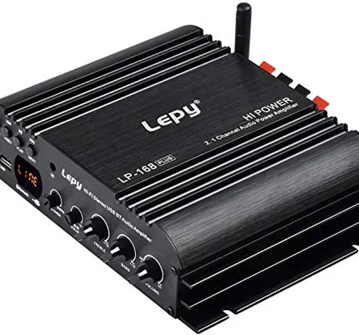 Lepy LP-168 Plus Bluetooth 2.1 canali IR 2 x 45W 1 x 68W Hi-Fi audio digitale stereo stere...