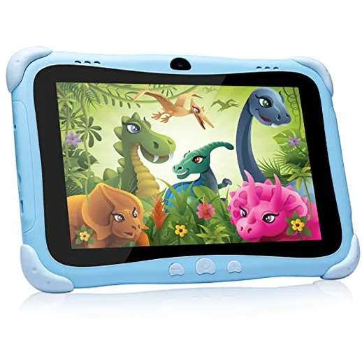 Tablet per bambini 8 pollici, Quad Core, Android 11，32 GB di ROM, WiFi, Istruzione, gioch...