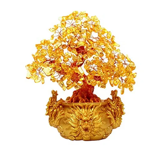 7,5 Pollici Decorazione della Tavola dell'albero dei Soldi Feng Shui, Albero dei Soldi di...