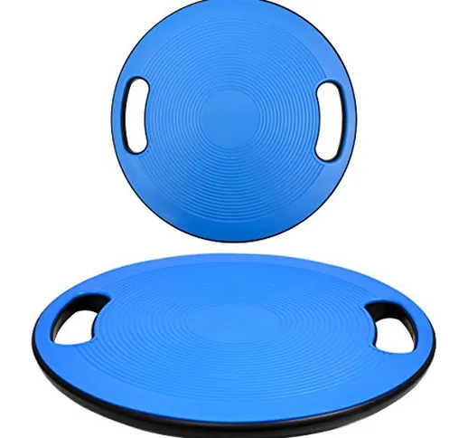 EYEPOWER Balance Board 40cm pedana Allenamento Equilibrio Sport Blu