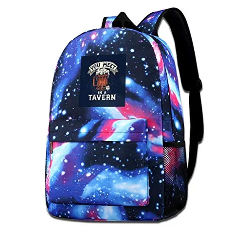 Galaxy stampato spalline borsa Dungeons And Dragons You Meet in A Tavern Fashion Casual St...