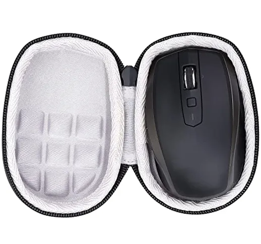 co2CREA Duro Viaggio Caso Custodia per Logitech MX Anywhere 3 / 2S / 2/1 Mouse Wireless Bl...