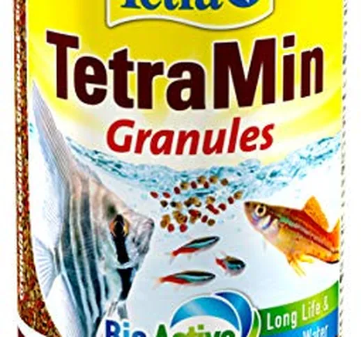 TetraMin Granules Mangime per Pesci sotto Forma di Granuli Fini per Tutti i Pesci Ornament...