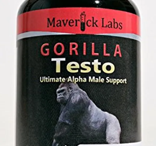 Gorilla Testo (Testosterone Booster) – Diventa il gorilla alfa – Per la crescita dei musco...