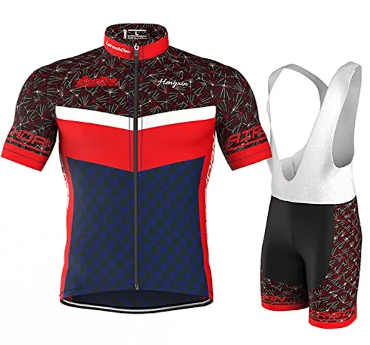 COMEIN Abbigliamento Ciclismo Uomo 9D Gel Body Tuta Ciclismo Salopette Ciclismo Uomo Estiv...