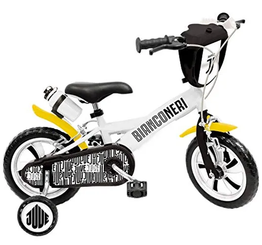 Mondo Toys - Bici Mod. F.C JUVENTUS  per bambino / bambina - misura 16’’ - rotelle e freno...