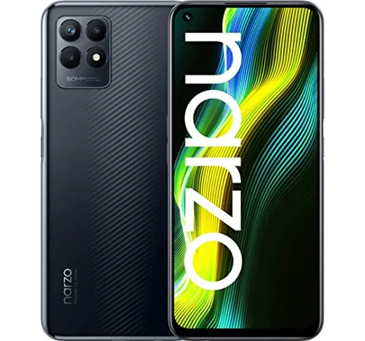 realme Narzo 50 4+128GB Smartphone, Processore Gaming Helio G96 FHD+ UltraAdaptive Refresh...