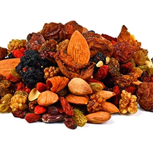 Himalaya Mix Miscela di frutta secca biologiche mista Fairtrade 700g BIO, commercio equo e...
