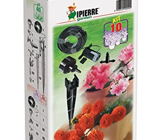 Ipierre Kit Microirrigazione Per 10 Vasi