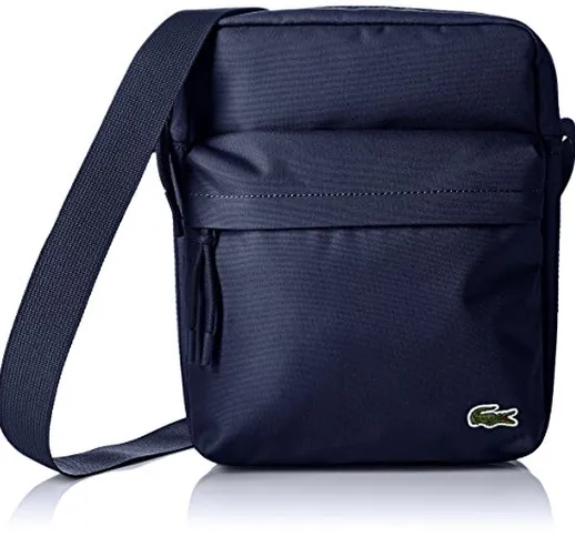 Lacoste NH2012NE, Borsa a Tracolla Uomo, Marine 166, Taglia Unica