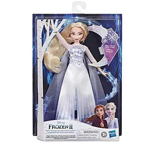 Disney Frozen, bambola Elsa cantante di Frozen, canta "Ti cerca" del film Disney Frozen 2