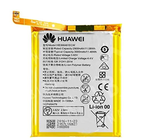 HUAWEI® BATTERIES Glitzy Gizmos originale Huawei® Batteria sostitutiva HB366481ECW per Hon...