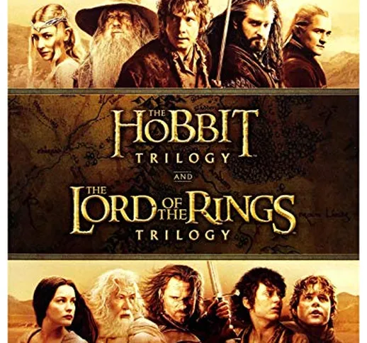Hobbit Trilogy/The Lord Of The Rings Trilogy (6 Blu-Ray) [Edizione: Regno Unito] [Edizione...