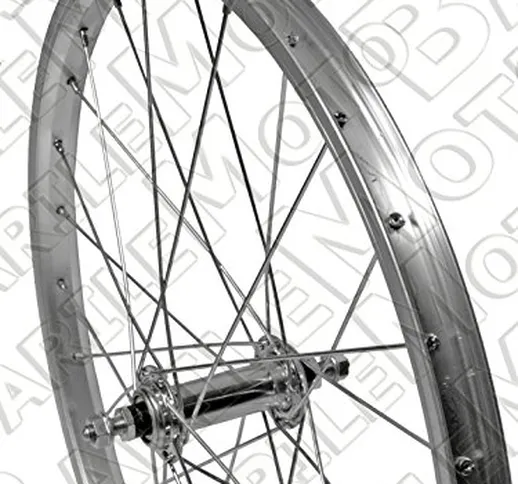 RUOTA / CERCHIO ANTERIORE BICI GRAZIELLA - MTB 20" x 1.75 ALLUMINIO / ACCIAIO