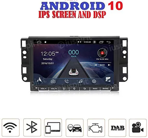ANDROID 10 GPS USB WI-FI Bluetooth autoradio navigatore Chevrolet Captiva Chevrolet Epica...
