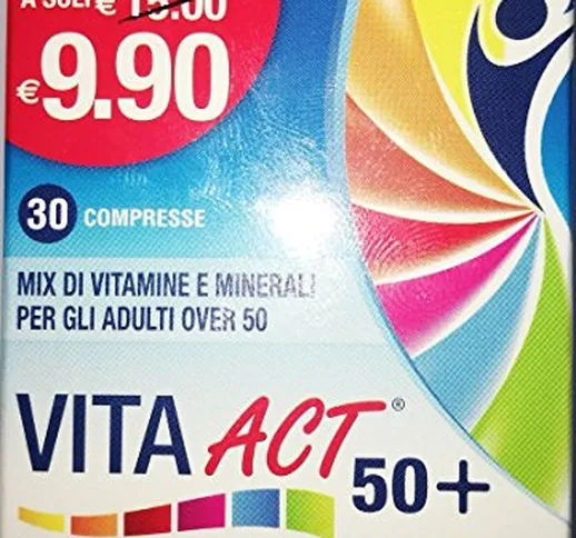 ACT Vita 50+ Multivitaminico - 30 Capsule Compresse