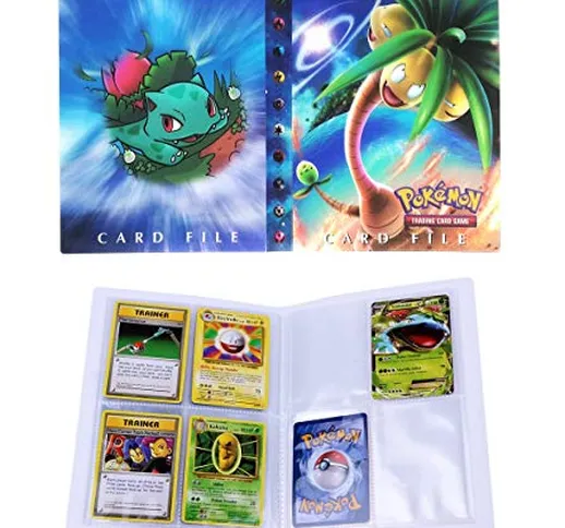 Porta Carte Pokemon, Raccoglitore Carte Pokémon, Album per Carte Pokemon GX, può ospitare...