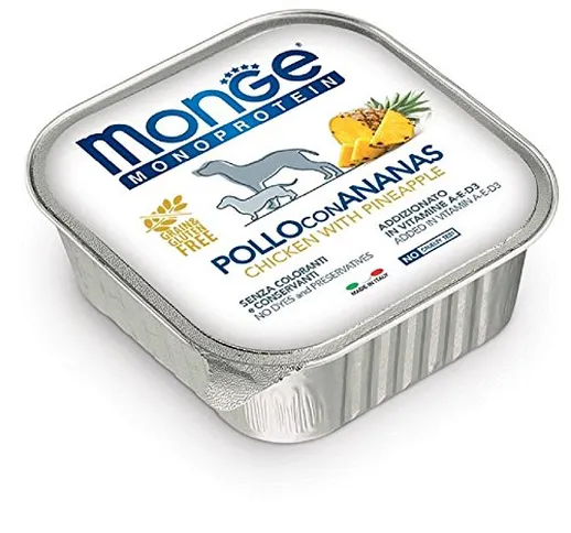 Monge Cane Pollo con Ananas Gr 150