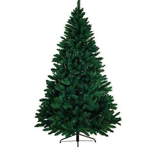 BB Sport Albero di Natale Realistico 150 cm Verde Scuro Abete Natale Artificiale